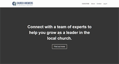 Desktop Screenshot of churchanswers.com